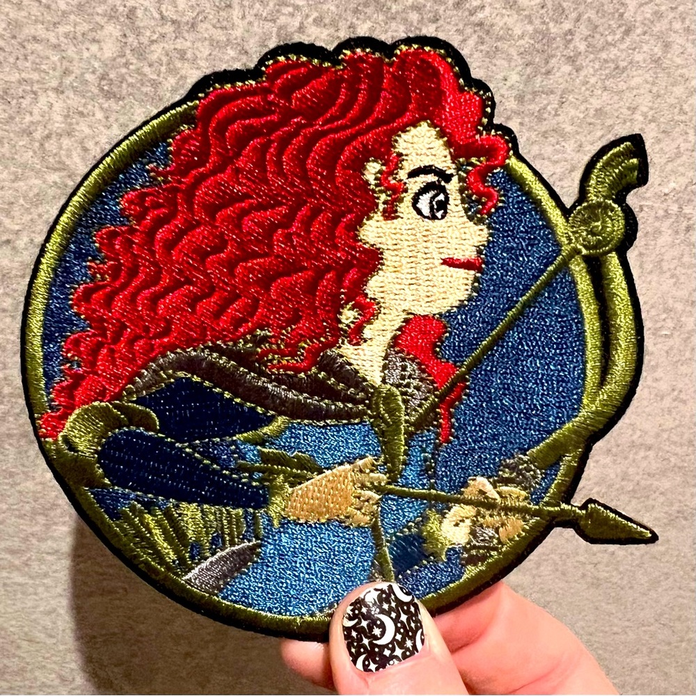 Disney Merida Brave Embroidered Iron On Patch